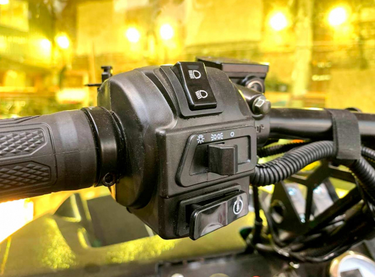 Управление электрооборудованием на блоке руля