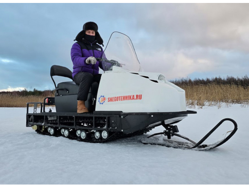 Снегоход 2Т с двигателем РМЗ длинный